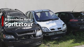 quotProblemburschenquot Zehnjährige Buben mit Schrottauto für Übungszwecke der Feuerwehr auf Spritztour [upl. by Dranrev]