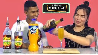 How To Make The Best Mimosa Recipe  Classic Mimosa cocktail  raju beverage lab [upl. by Nasho]