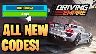 NEW ALL WORKING CODES FOR DRIVING EMPIRE IN 2024 SEPTEMBER ROBLOX DRIVING EMPIRE CODES [upl. by Ripp]