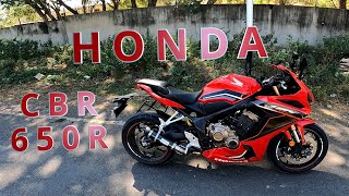 2023 HONDA CBR 650R detailed walkaround review [upl. by Eydie]