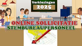 Online sollicitatie stembureaupersoneel [upl. by Anolla]