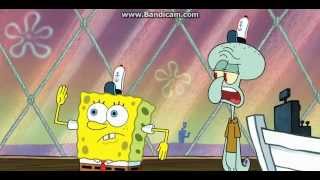 Squid Defense Surprise Attack SpongeBob Clip [upl. by Ahsinut69]