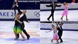 Quickstep ⛸ 2002 Salt Lake Ice Dance  Compulsory Dance 1  Top 3 incl Anissina amp Peizerat [upl. by Samot374]