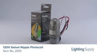 Tork 120V Swivel Nipple Photocell 2001 [upl. by Sihunn]