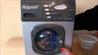 Wash Day With The Toy Hotpoint Washing Machine [upl. by Attekal]