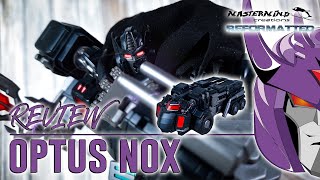 Mastermind Creations Optus Nox Review Nemesis PrimeDeutsch [upl. by Neelloj]