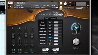 Cinematic Strings 2  Tech walkthrough 1 [upl. by Anotyal]