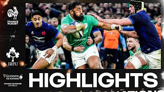 HIGHLIGHTS  🇫🇷FRANCE V IRELAND☘️  2024 GUINNESS MENS SIX NATIONS RUGBY [upl. by Hartnett]