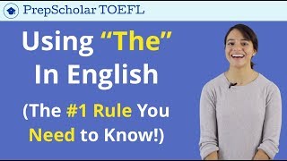 Articles in English Grammar  Tips for TOEFL Speaking amp Writing [upl. by Nolyarb336]