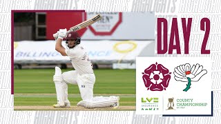 Northamptonshire v Yorkshire  Day 2  County Championship Cricket Highlights [upl. by Sitruk]