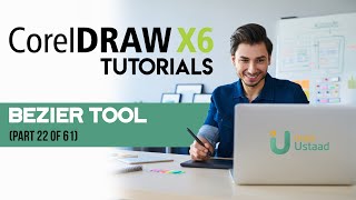 Corel Draw X6 Tutorials in UrduHindi part 22 bezier tool [upl. by Bedell]