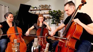 Bach Cello Suite No 1 Gigue for Three Cellos [upl. by Aynat]