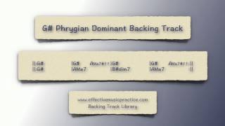 G Phrygian Dominant Backing Track [upl. by Attolrac]