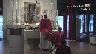 Traditional Latin Mass on Gaudete Sunday from FSSP Seminary Wigratzbad 16 December 2018 [upl. by Irrem]