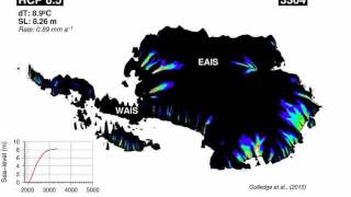 RCP 8 5 emissions pathway and its impact on Antarctic ice [upl. by O'Donoghue]