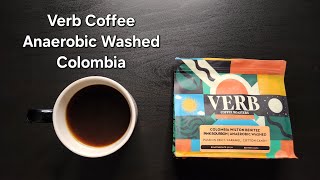 Verb Coffee Review Boulder Colorado Anaerobic Washed Colombia Wilton Benitez Pink Bourbon [upl. by Akkim]