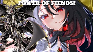 Showing The Power Of Fiends Fabled Danger Dark World Deck GuideDeck Profile  Yugioh Master Duel [upl. by Barbe]