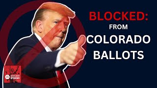 Colorado Court Blocks Trump from ’24 Ballot Now What [upl. by Bart]