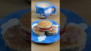 Welsh Cakes 🏴󠁧󠁢󠁷󠁬󠁳󠁿 Desserts Around The World ep 27 food shorts welshcakes [upl. by Henryson]