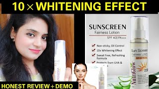 Try This Sunscreen Fairness Lotion For 10x Whitening Effect for Tanning ageingampDull Skin With SPF40 [upl. by Ethelin862]