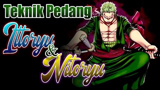 Jurus Pedang Roronoa Zoro Ittoryu dan Nitoryu Sebelum dan Sesudah Time Skip [upl. by Nahbois]