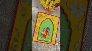 Janmashtami Krishna paining shorts youtubeshorts painting radhakrishna handmade homedecor diy [upl. by Aidnyc]