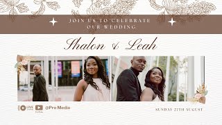 Shalon  Leah Wedding Ceremony [upl. by Jezreel54]