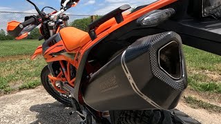 KTM 690 ENDURO R 2023 with REMUS is a Brutal BEAST [upl. by Itirahc]