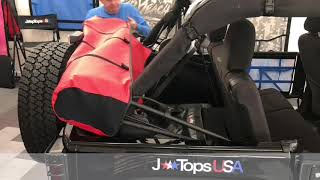 JTopsUSA Jeep Wrangler Soft Top Boot Installatiomn [upl. by Oidgime24]