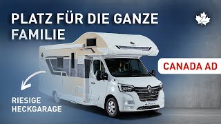 Platz für die ganze Familie  riesige Heckgarage im Ahorn Camp Canada AD [upl. by Zzahc]