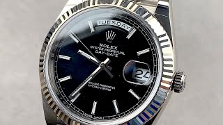 Rolex DayDate 40 228239 Rolex Watch Review [upl. by Refinneg]