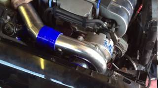 Supercharged OBD2 Corrado VR6  First Run [upl. by Soirtimid]