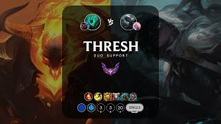 Thresh Support vs Senna  EUW Master Patch 142 [upl. by Sheaff14]