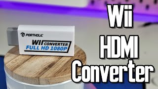 Nintendo Wii HDMI Converter Unboxing amp Test [upl. by Aohk919]