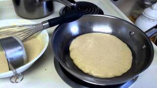 Cooking Pancakes On Stainless Steel Pan How To Wiki [upl. by Earley271]