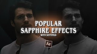 popular sapphire effects with settings  after effects [upl. by Ybbil]