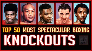 Top 50 Most Spectacular Boxing Knockouts [upl. by Ellicul234]