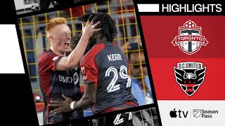 Toronto FC vs DC United  Full Match Highlights  August 31 2024 [upl. by Mortensen]