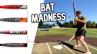 Composite Super Regional  BBCOR BAT MADNESS  Easton ADV vs Maxum 360  Meta Pwr vs Maxum Ultra [upl. by Whitten936]