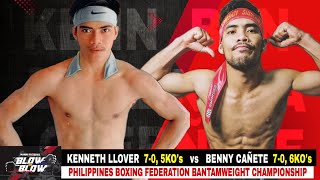 🥊Kenneth Llover vs Benny Cañete Full Fight Battle of Undefeated Boxers  Blow by Blow Jan 21 2023 [upl. by Eelamme]