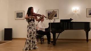 Beethoven Kreutzersonate Tomoko Mayeda amp Maxi Khevenhüller Konzert in Wien [upl. by Nylyahs]