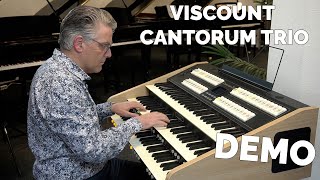 Viscount Cantorum Trio Portable Orgel Demo  JohdeHeer [upl. by Elakram783]