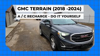 GMC Terrain  AC AIR CONDITIONING RECHARGE 2018  2024 [upl. by Iramat]