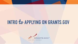 Intro to Grantsgov  Applying for a Federal Grant on Grantsgov [upl. by Holder]