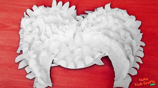 How to make Angel Wings  Craft Ideas  DIY [upl. by Martguerita457]