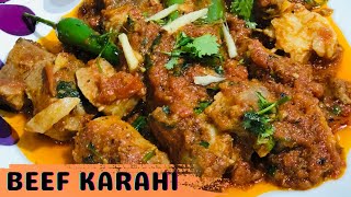 Beef Koyla Karahi Recipe  Cooking Lover By Wari [upl. by Warwick]