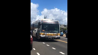 Thebus Honolulu Bus 202 Nova Bus LFS Route 444 Hoaeae West Loch Skyline Station [upl. by Raveaux]