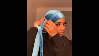 How To Tie a Durag Like Ski Mask The Slump God Easiest Tutorial [upl. by Conny847]