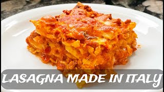 LASAGNE AL RAGÙ how to cook lasagna with meat sauce amp scamorza  authentic Italian recipe [upl. by Ocsinarf774]