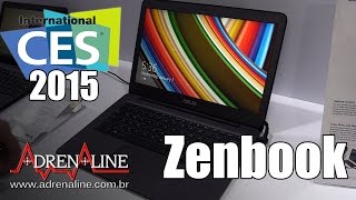 Handson Zenbook direto da CES 2015 [upl. by Rihsab]